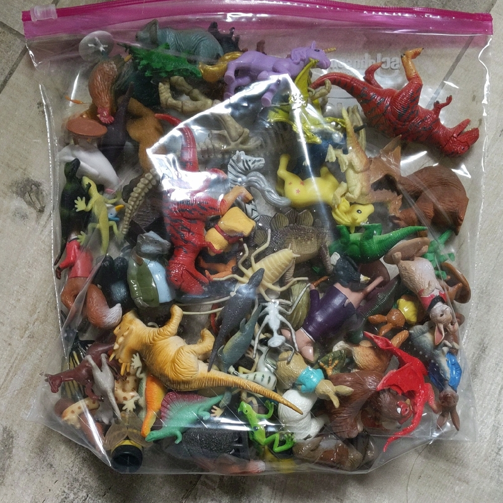Bag Of Plastic Animals
